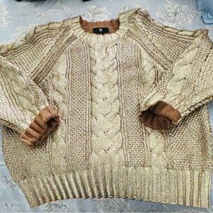 Banana Republic Metallic Knit Sweater